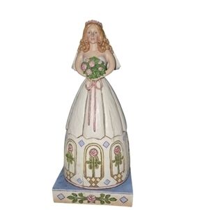 Preowned Jim Shore Heartwood Creek 2006 Bride Figurine From This Day Forward